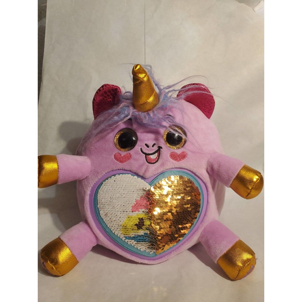 Zuru RainbowCorns Surprise Purple Gold 9" Plush Stuffed Unicorn Rainbocorns